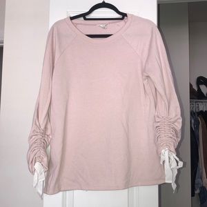 Caslon side tie sweatshirt